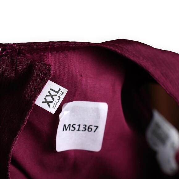 Chidithur Wine Purple Cream Girls Maxi Dress XXL NWT - Picture 9 of 10